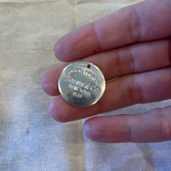 Tiffany & Co. Silver Engraved Pendant - Picture 3 of 4